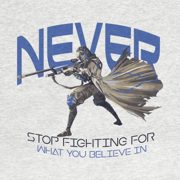 Never stop fighting by Digitalgarz